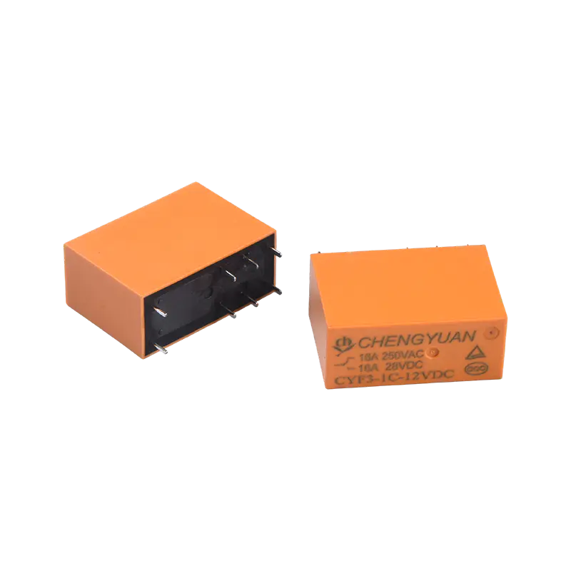 Releu CYF3, Releu SPDT, JQX-14F, Releu 16A 250VAC, Releu PCB 8PIN 0.54W. Releu de putere 14F