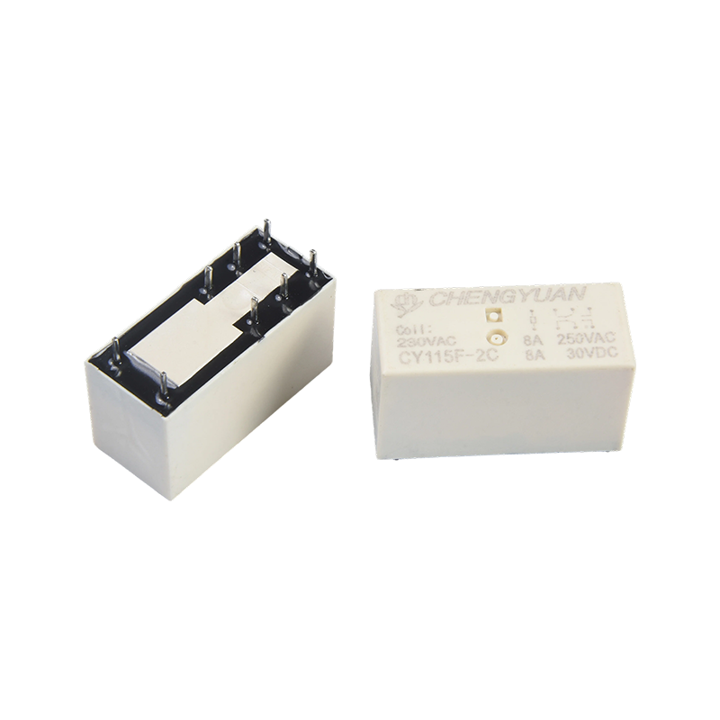 Releu CY115F2, Releu PCB DPDT, JQX-115F, Releu 8A 0,4W 8PIN, Releu PCB 2C. Releu de putere 115F