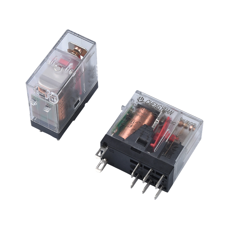 Releu CY14FT-2CL, releu DPDT, releu picior lat 14F, releu de putere 8A 5PIN.