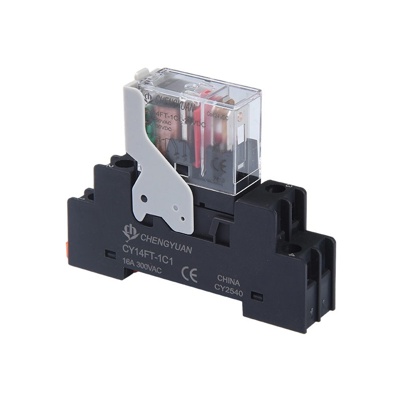 Releu CY14FT-1CL, releu SPSP, releu picior lat 14F, releu de putere 12A 5PIN.