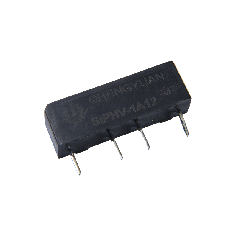 Releu SIP, Releu Reed, SIP-1A05, Releu Reed montat pe PCB,