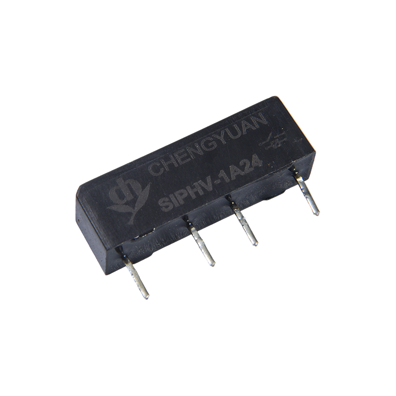 Releu SIP, Releu Reed, SIP-1A05, Releu Reed montat pe PCB,