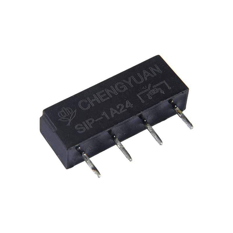 Releu SIP, Releu Reed, SIP-1A05, Releu Reed montat pe PCB,