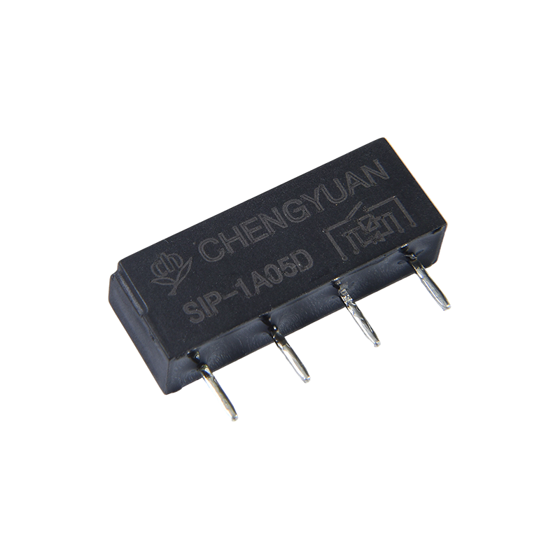 Releu SIP, Releu Reed, SIP-1A05, Releu Reed montat pe PCB,