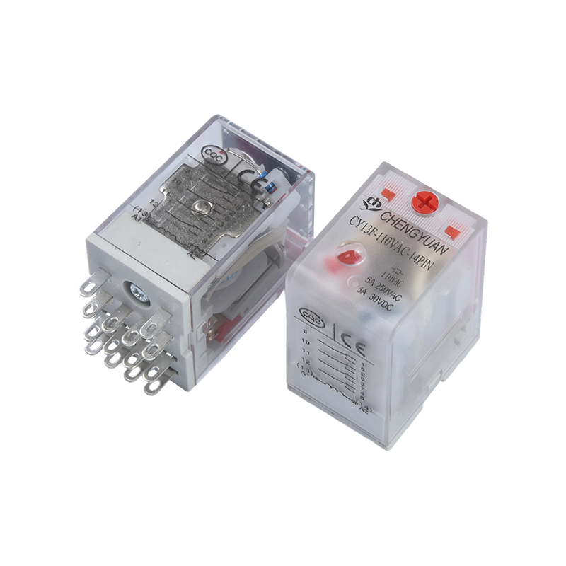 Releu CY13F, releu de putere 4PDT, JQX-13F, releu de putere industrial, 4PDT/4Z, MY4 LY4.14PIN