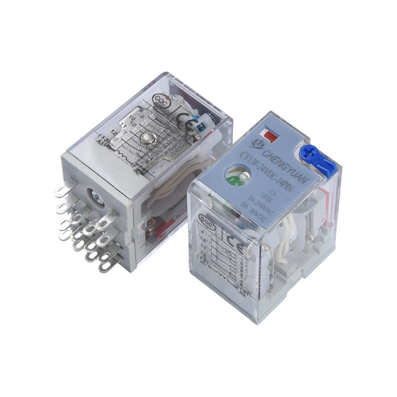 Releu CY13F, releu de putere 4PDT, JQX-13F, releu de putere industrial, 4PDT/4Z, MY4 LY4.14PIN