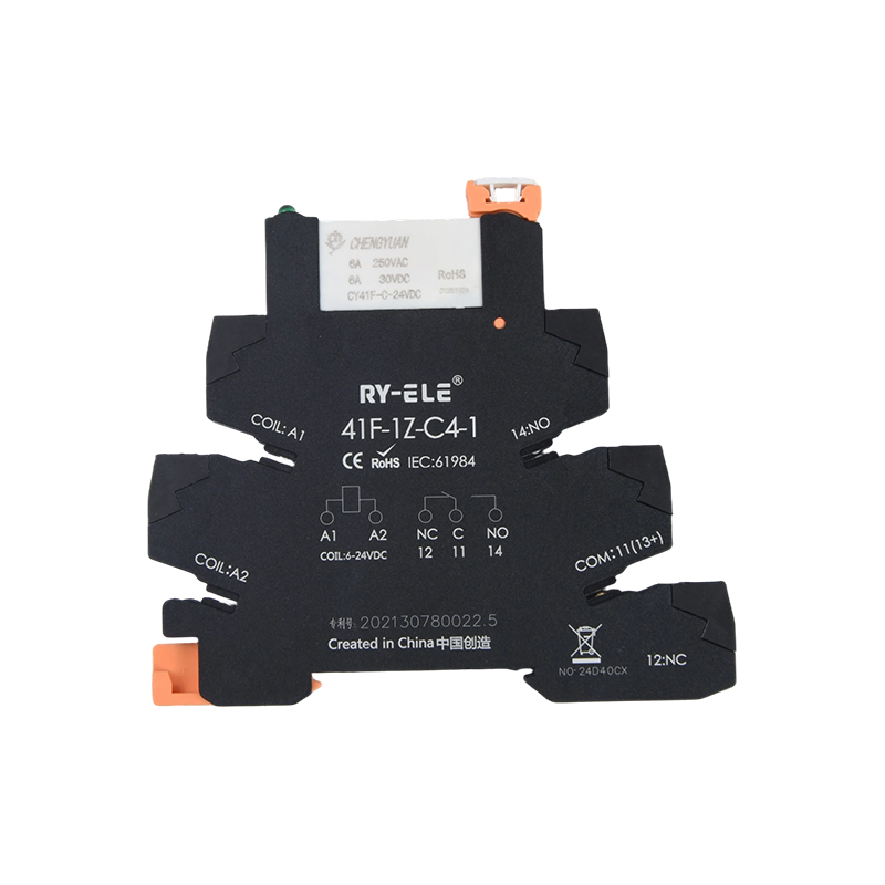Modul releu M41F, Modul releu șină 41F, Circuit de protecție a modulului releu subțire 41F 6A.
