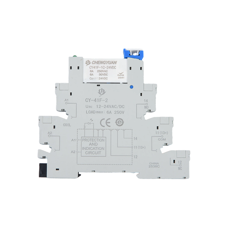 Modul releu M41F, Modul releu șină 41F, Circuit de protecție a modulului releu subțire 41F 6A.